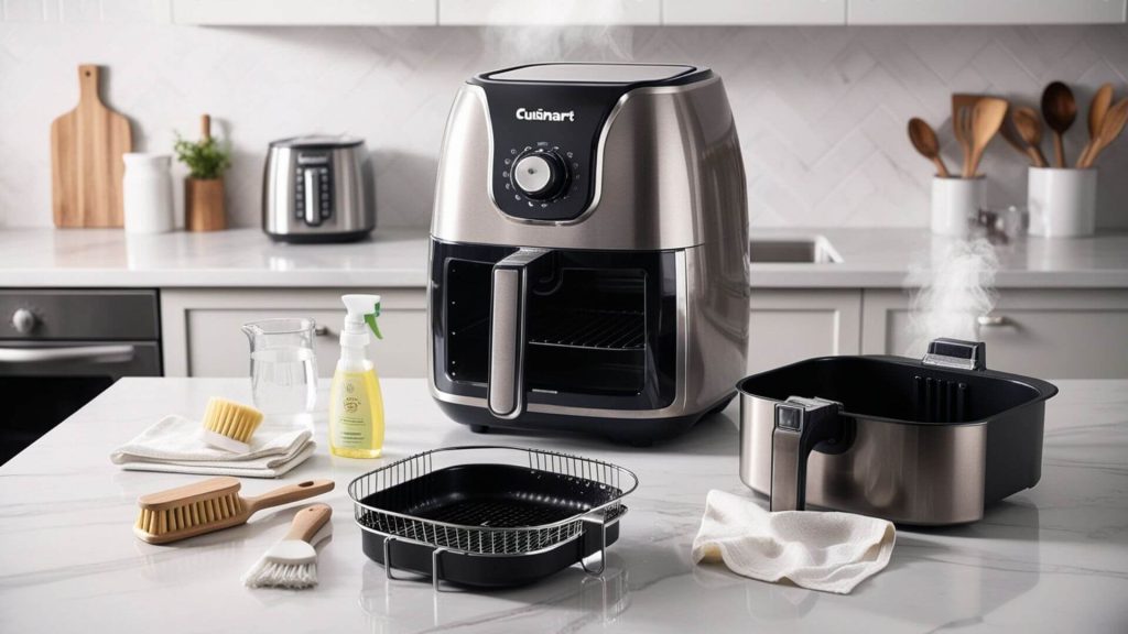 how to clean a cuisinart air fryer