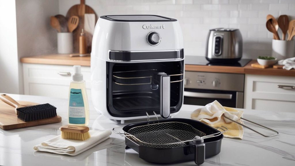 how to clean a cuisinart air fryer