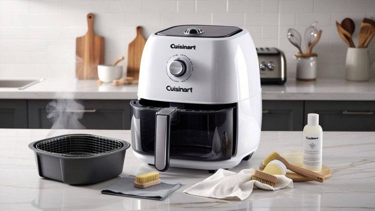 how to clean a cuisinart air fryer