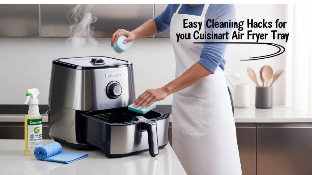 how to clean cuisinart air fryer tray