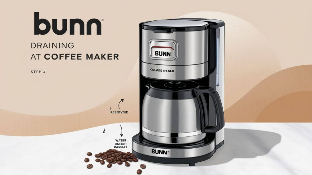 how to drain a bunn coffee maker