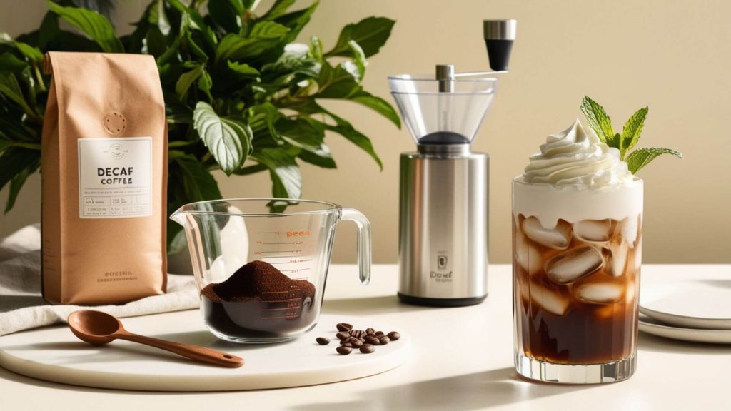 how to make decaf iced coffee at home