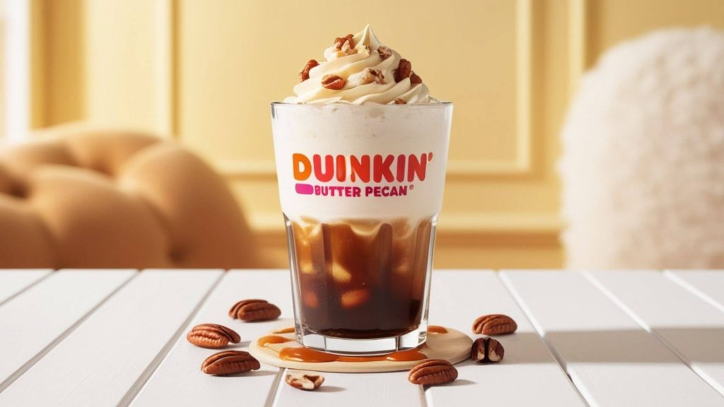 how to make dunkin butter pecan iced coffee