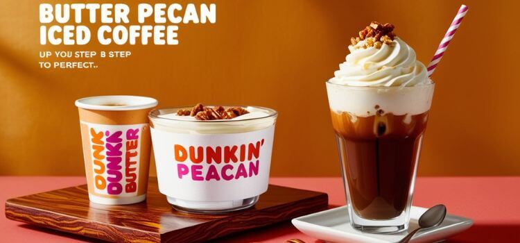 how to make dunkin butter pecan iced coffee