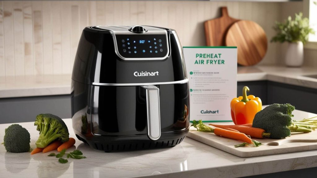 how to preheat cuisinart air fryer