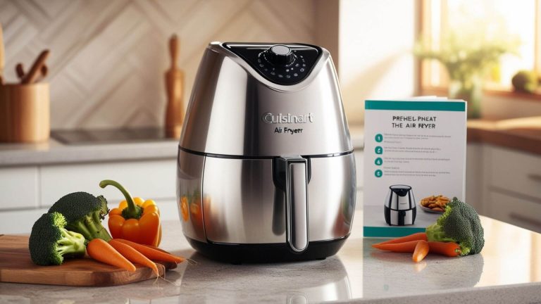 how to preheat cuisinart air fryer