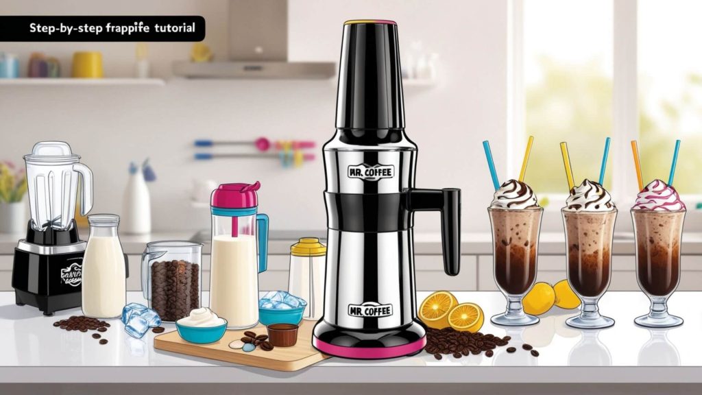 how to use mr coffee frappe maker